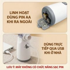 Máy Xông Khí Dung Cầm Tay Kachi YS35: Giải Pháp Hô Hấp Linh Hoạt Mọi Lúc, Mọi Nơi