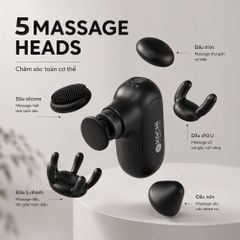 Máy massage mini KACHI MK453 - Kèm đầu massage mặt chuyên dụng
