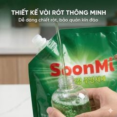 Nước rửa chén hương Quế Soonmi túi lớn 3.8L MK