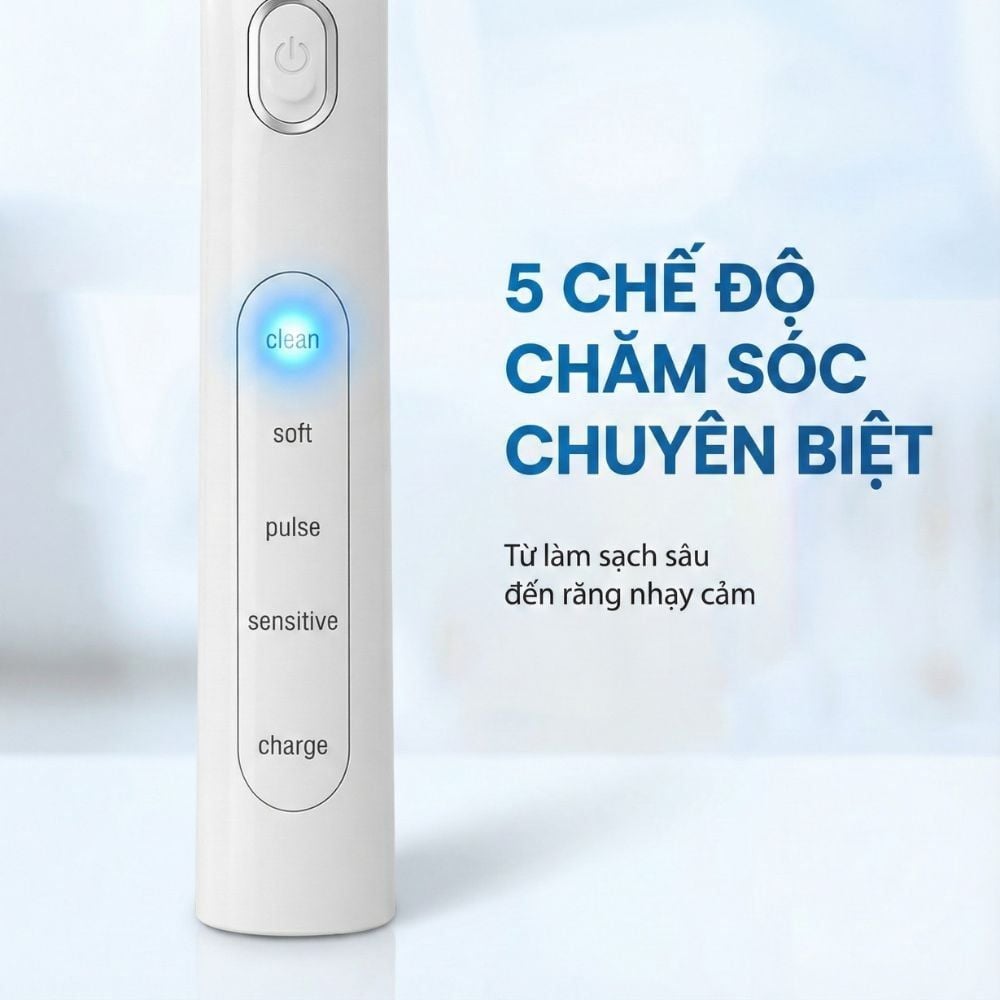 Bàn Chải Điện Đầu Xoay Tròn Kachi MK361