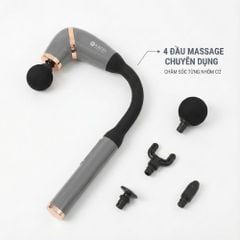 Gậy Massage Kachi MK405 – Súng Massage Cầm Tay Có Tay Nối Dài, Thư Giãn Sâu Từng Nhóm Cơ