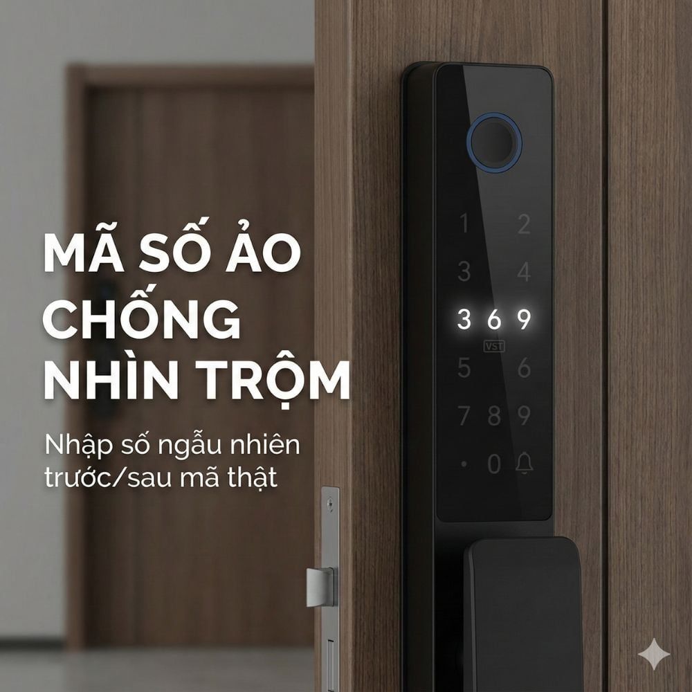 Khóa Thông Minh Kachi MK42 - Chuyên Dụng Cửa Nhôm Xingfa, Cửa Kính | Mở Khóa Qua App Tuya, Vân Tay, Thẻ Từ | Chống Nước IP65