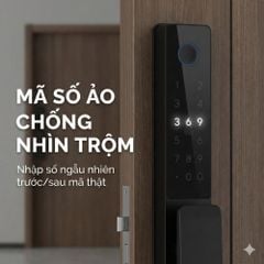 Khóa Thông Minh Kachi MK42 - Chuyên Dụng Cửa Nhôm Xingfa, Cửa Kính | Mở Khóa Qua App Tuya, Vân Tay, Thẻ Từ | Chống Nước IP65