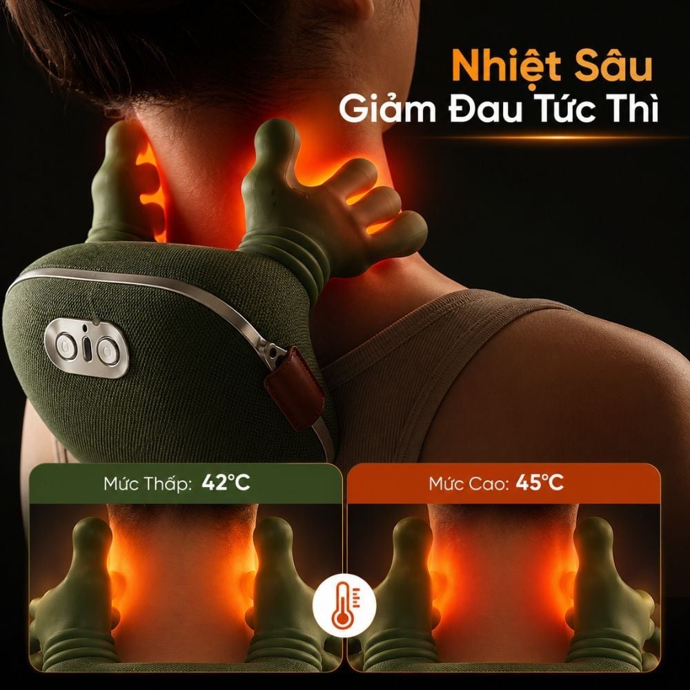 Máy Massage Cổ Vai Gáy Kachi MK449 - Giải Pháp Thư Giãn Hoàn Hảo