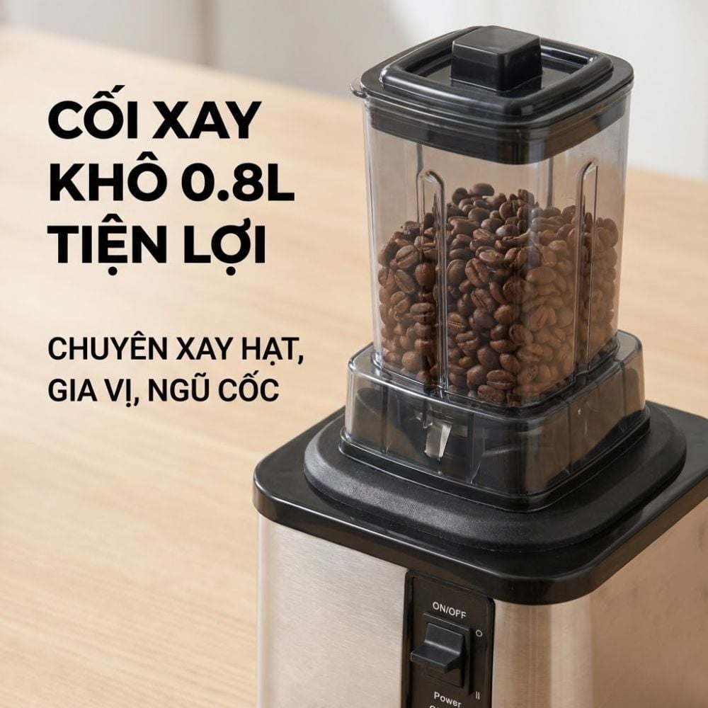 Máy Xay Sinh Tố Công Nghiệp Đa Năng Mishio MK446 (3.0L) - Công Suất 800W