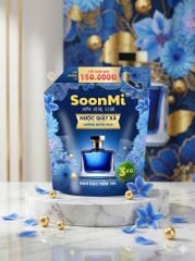 Nước Giặt Xả 2 Trong 1 Soonmi 3kg Đậm Đặc - Công Nghệ Hạt Lưu Hương Ngọc Trai Lên Tới 3 Tuần MK