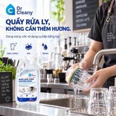 Nước rửa chén Dr Cleany 2kg – Ít bọt, không mùi, không hương liệu