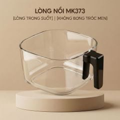 Nồi chiên không dầu thủy tinh Mishio MK373 | Dung tích 7 lít lòng nồi không bong tróc gỉ sét