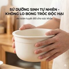 Nồi Cơm Điện Lòng Sứ 1.8Lít Mishio MK402 Không Bong Tróc Men Chống Dính Tự Nhiên