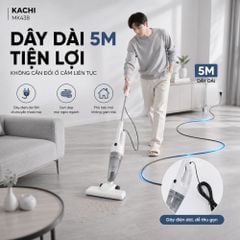Máy Hút Bụi Cầm Tay Kachi MK438 600W - Lực Hút Mạnh Mẽ, Thiết Kế Linh Hoạt, Sạch Mọi Ngóc Ngách