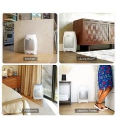 Trạm Hút Rác Quét Nhà Tự Động Kachi MK888: Tích Hợp Máy Lọc Không Khí, Hút Lông Thú Cưng & Hút Tóc Chuyên Dụng