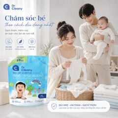 Nước Giặt Cho Bé Dr. Cleany 2kg - Dịu Nhẹ, An Toàn Cho Da Nhạy Cảm | Công Nghệ Hàn Quốc MK