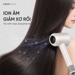 Máy Sấy Tóc Tốc Độ Cao Kachi ION (110.000 vòng/phút) - Sấy Nhanh, Chăm Sóc Tóc Ion Âm, Kiểm Soát Nhiệt NTC