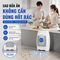 Trạm Hút Rác Quét Nhà Tự Động Kachi MK888: Tích Hợp Máy Lọc Không Khí, Hút Lông Thú Cưng & Hút Tóc Chuyên Dụng