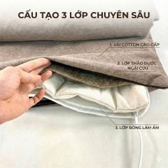 Thảm Chườm Nóng Ngải Cứu Đông Y Kachi MK421 - Giảm Đau Lưng, Vai Gáy Nhanh Chóng Tại Nhà