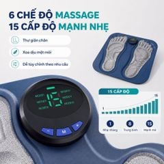 Thảm Massage Chân Xung Điện Kachi MK424 Pin Sạc - Giảm Đau Mỏi, Cải Thiện Tuần Hoàn Máu