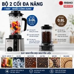 Máy Xay Sinh Tố Công Nghiệp Đa Năng Mishio MK446 (3.0L) - Công Suất 800W