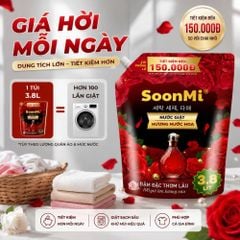 Nước giặt hương nước hoa Soonmi túi lớn 4KG - Dung tích 3.8L MK