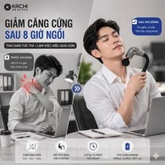 Gậy Massage Kachi MK405 – Súng Massage Cầm Tay Có Tay Nối Dài, Thư Giãn Sâu Từng Nhóm Cơ