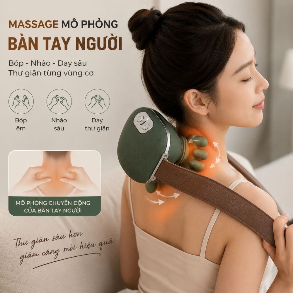 Máy Massage Cổ Vai Gáy Kachi MK449 - Giải Pháp Thư Giãn Hoàn Hảo