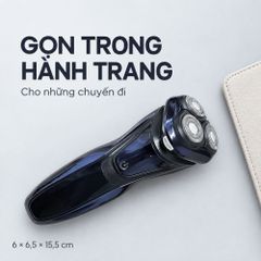 Máy cạo râu Kachi MK484 – 3 đầu cạo linh hoạt 3D, chống nước IPX7