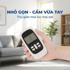Máy Massage Xung Điện 4 Miếng Dán, 15 Mức Cường Độ, 8 Chế Độ, Giảm Đau Nhức, Tăng Cường Tuần Hoàn Máu Kachi MK46