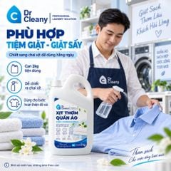 Nước xịt thơm quần áo Dr Cleany 2kg cho tiệm giặt