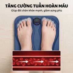 Thảm Massage Chân Xung Điện Kachi MK424 Pin Sạc - Giảm Đau Mỏi, Cải Thiện Tuần Hoàn Máu
