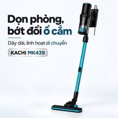 Máy Hút Bụi Cầm Tay Kachi MK439 – Lực Hút Mạnh 15.000Pa, Gọn Nhẹ, Hiệu Quả Tối Ưu