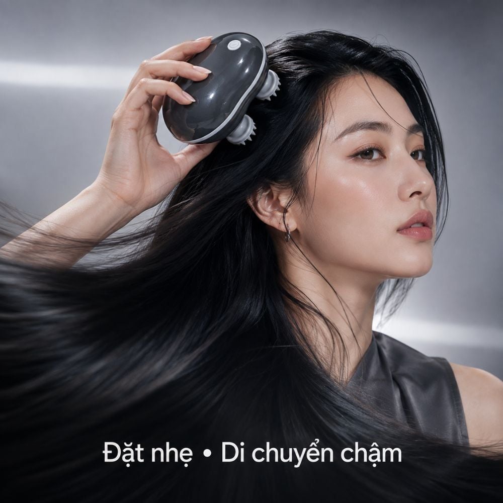 Máy Massage Đầu Kachi MK465 Chuẩn Chống Nước IPX7 – Giải Pháp Gội Đầu Dưỡng Sinh & Thư Giãn Da Đầu Tại Nhà