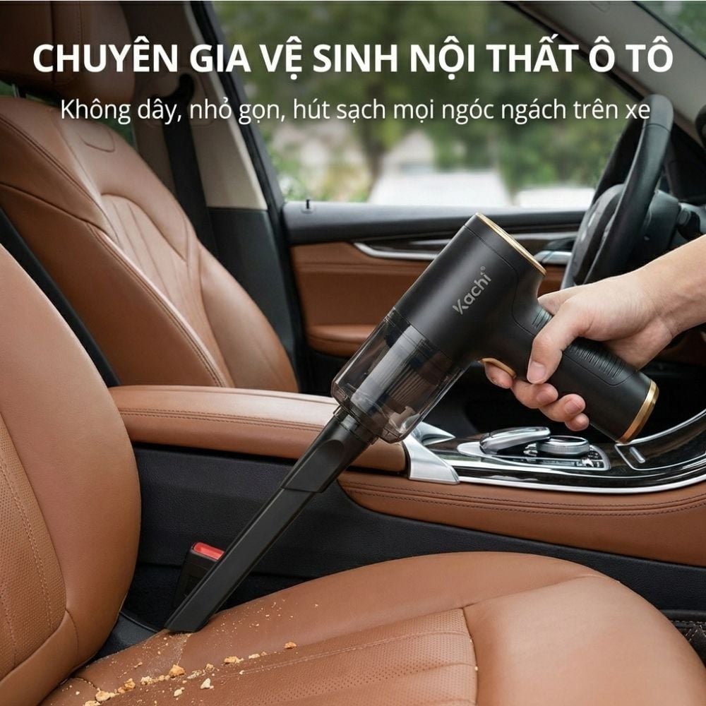 Máy Thổi Bụi vệ sinh Không Dây Kachi MK367 kèm phụ kiện hút bụi