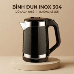 Bình đun siêu tốc Mishio MK403 dung tích 1.8L vỏ nhựa cách nhiệt chống bỏng