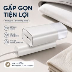 Bàn ủi hơi nước cầm tay Kachi MK464 1400W | Ủi nhanh, nhỏ gọn
