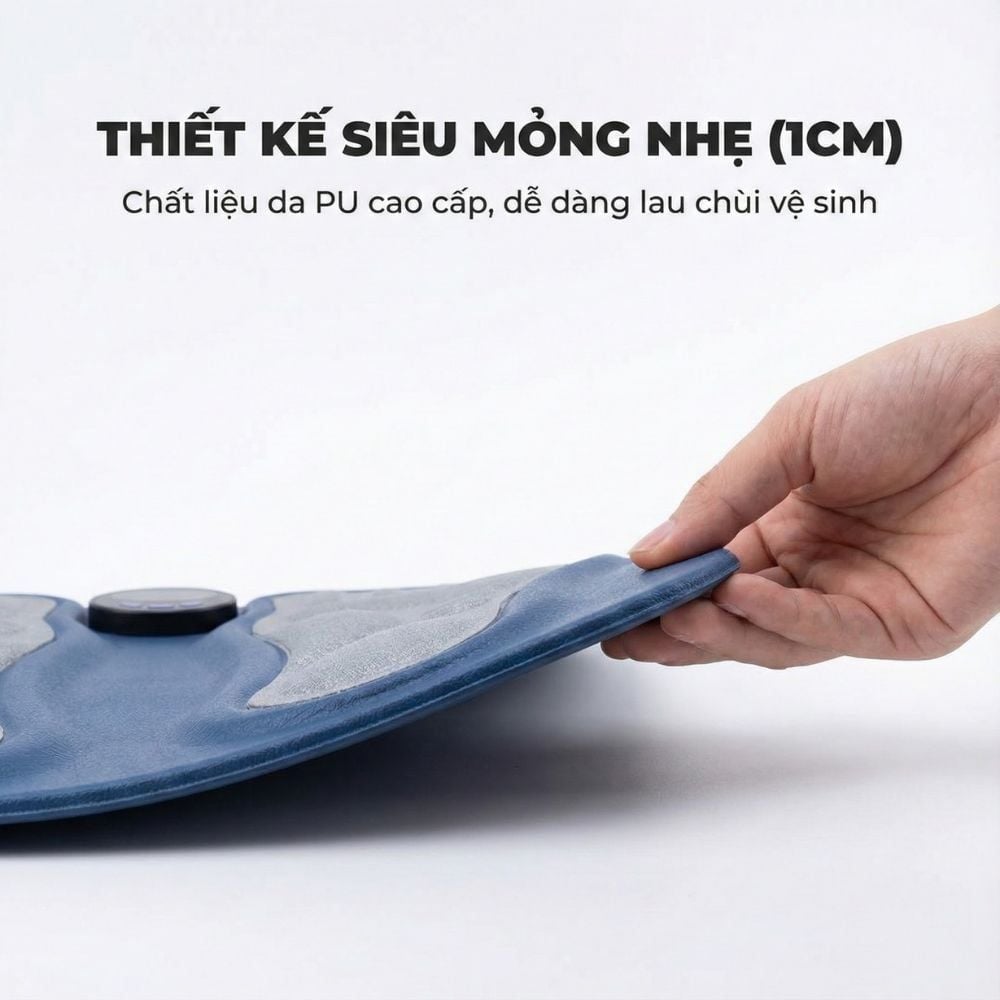 Thảm Massage Chân Xung Điện Kachi MK424 Pin Sạc - Giảm Đau Mỏi, Cải Thiện Tuần Hoàn Máu