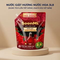 Nước giặt hương nước hoa Soonmi túi lớn 3.8L MK