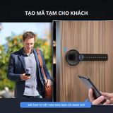  Khóa Cửa Thông Minh Kachi MK43 – Mở Khóa App Tuya + Vân tay + Chìa khóa + Mã số 