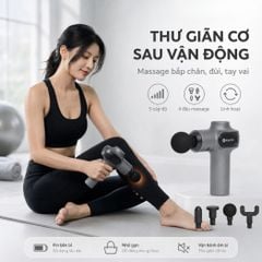 Máy massage cầm tay Kachi MK377 với 9 cấp độ rung