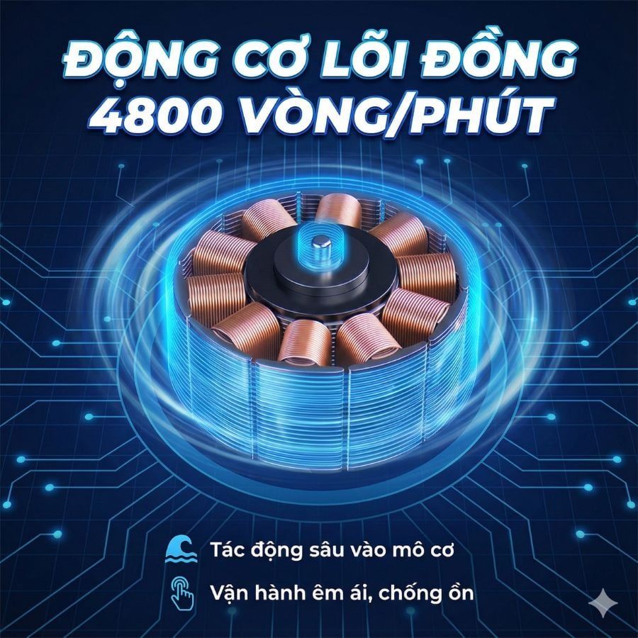 Máy massage cầm tay Kachi MK377 với 9 cấp độ rung