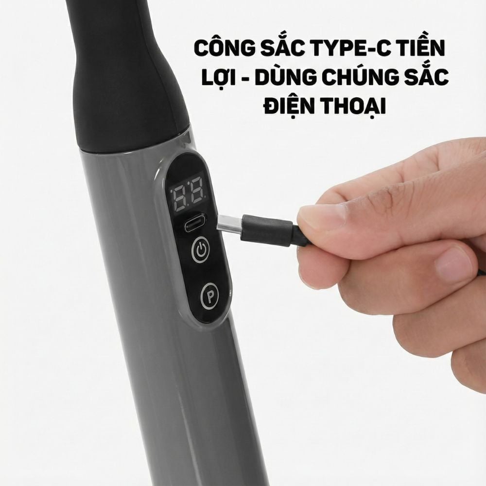 Gậy Massage Kachi MK405 – Súng Massage Cầm Tay Có Tay Nối Dài, Thư Giãn Sâu Từng Nhóm Cơ