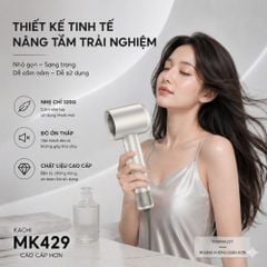 Máy Sấy Tóc Tốc Độ Cao Kachi ION (110.000 vòng/phút) - Sấy Nhanh, Chăm Sóc Tóc Ion Âm, Kiểm Soát Nhiệt NTC