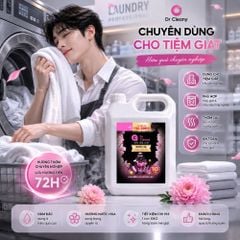Nước xả Dr Cleany 10KG (Đen) - Lưu Hương Lâu, Mềm Vải | Chuyên Dụng Giặt Ủi MK
