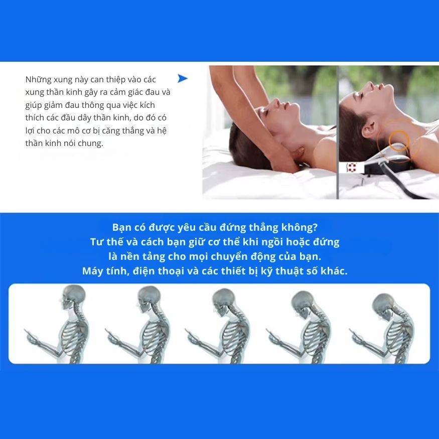 Máy Trị Liệu Cổ Vai Gáy Kachi MK426 - Giải Pháp Giảm Đau Mỏi, Phục Hồi Cột Sống Cổ Tại Nhà