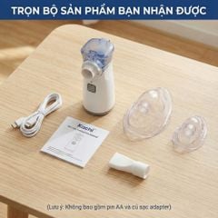 Máy Xông Khí Dung Cầm Tay Kachi YS35: Giải Pháp Hô Hấp Linh Hoạt Mọi Lúc, Mọi Nơi