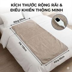 Thảm Chườm Nóng Ngải Cứu Đông Y Kachi MK421 - Giảm Đau Lưng, Vai Gáy Nhanh Chóng Tại Nhà