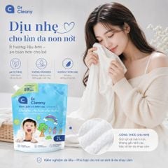 Nước Giặt Cho Bé Dr. Cleany 2kg - Dịu Nhẹ, An Toàn Cho Da Nhạy Cảm | Công Nghệ Hàn Quốc MK