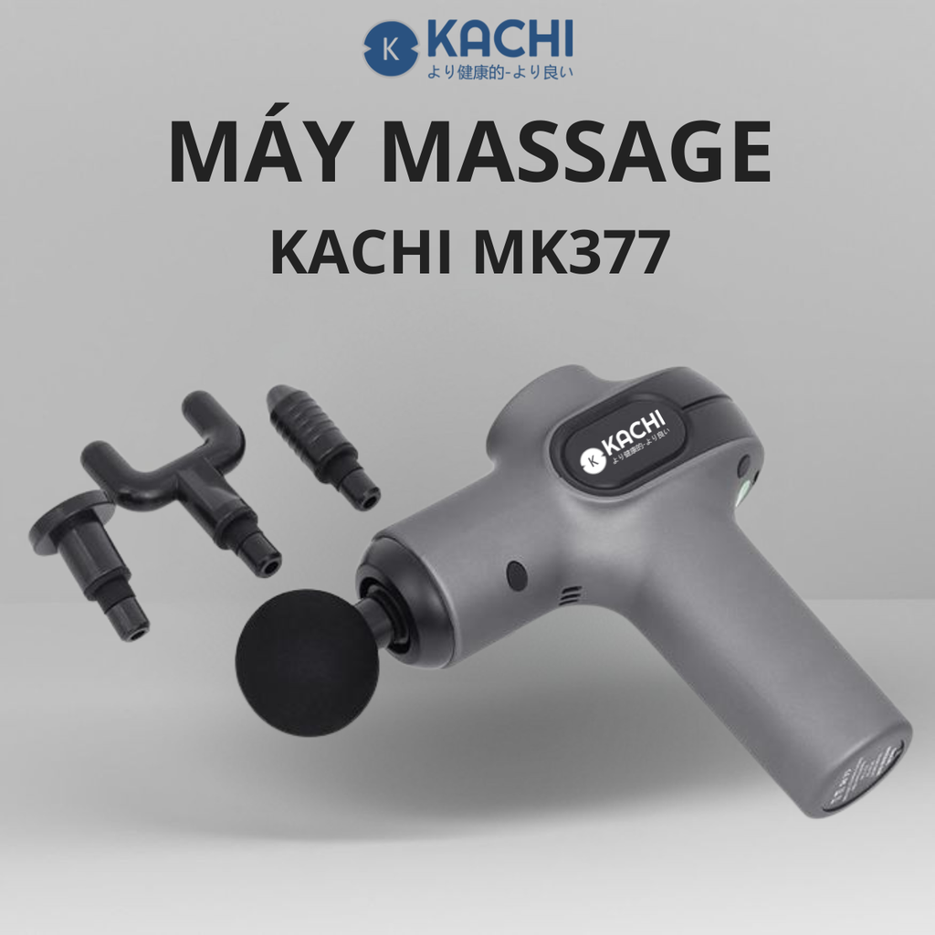Máy massage cầm tay Kachi MK377 với 9 cấp độ rung