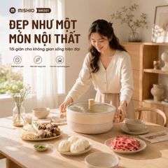 Nồi Lẩu Đáy Từ Kèm Xửng Hấp Mishio MK501