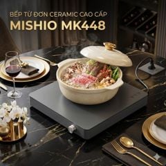 Bếp Từ Đơn Mishio MK448 Công Suất 2000W - Mặt Kính Kanger Hạng A