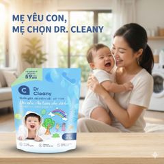 Nước Giặt Cho Bé Dr. Cleany 2kg - Dịu Nhẹ, An Toàn Cho Da Nhạy Cảm | Công Nghệ Hàn Quốc MK