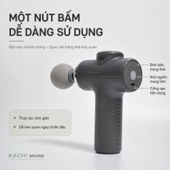 Súng Massage Cầm Tay KACHI MK466 Công Suất 20W - 4 Đầu Massage Giảm Đau Cơ Sâu